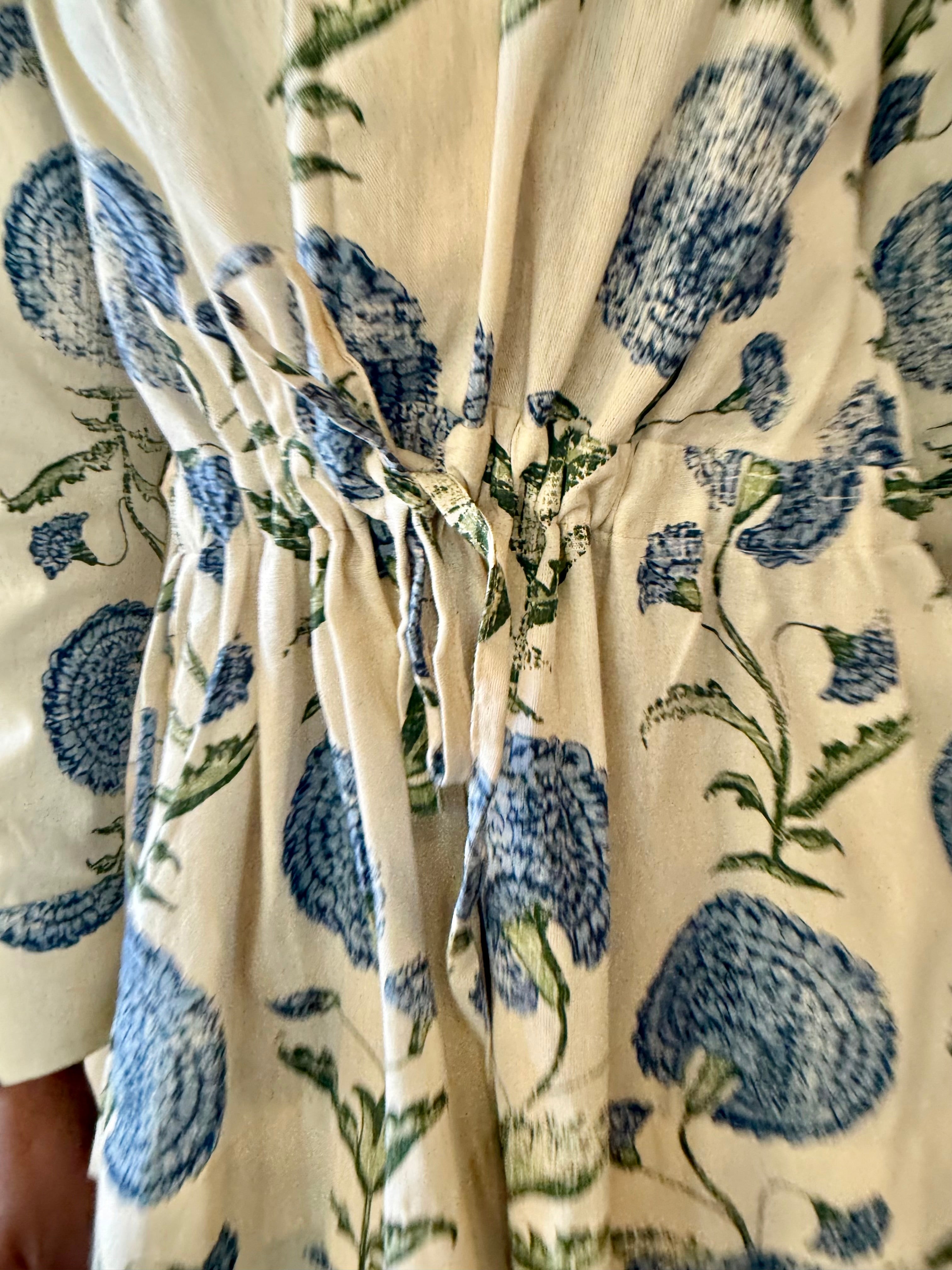 Valencia Dress In The Blue Poppy