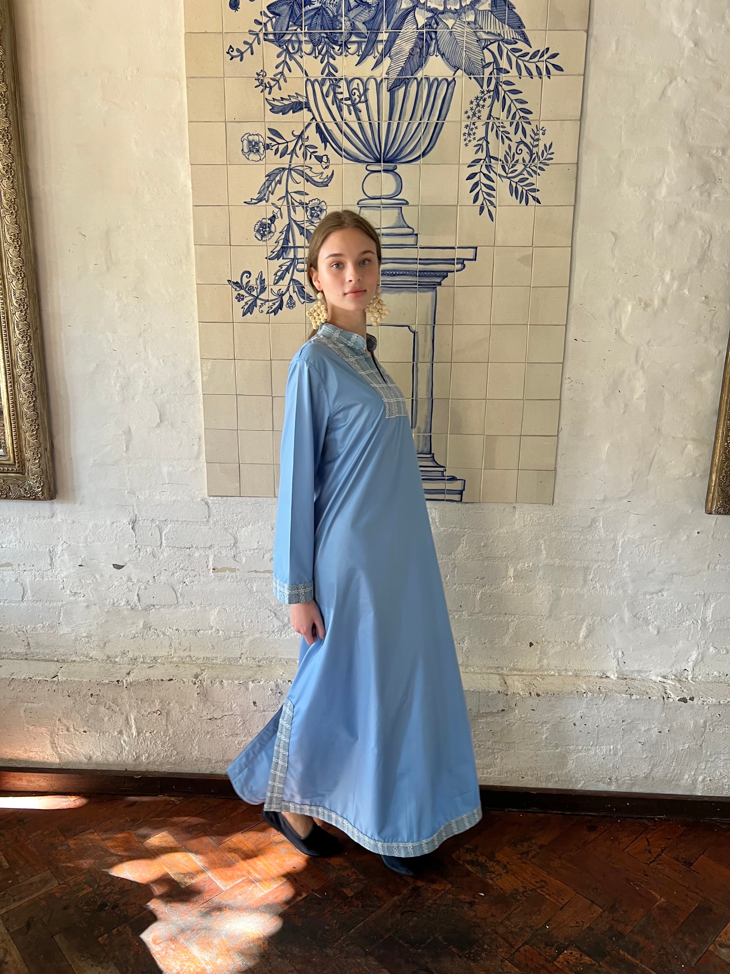 The Bouclé Sateen Kaftan