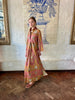 Coral Ikat Kaftan