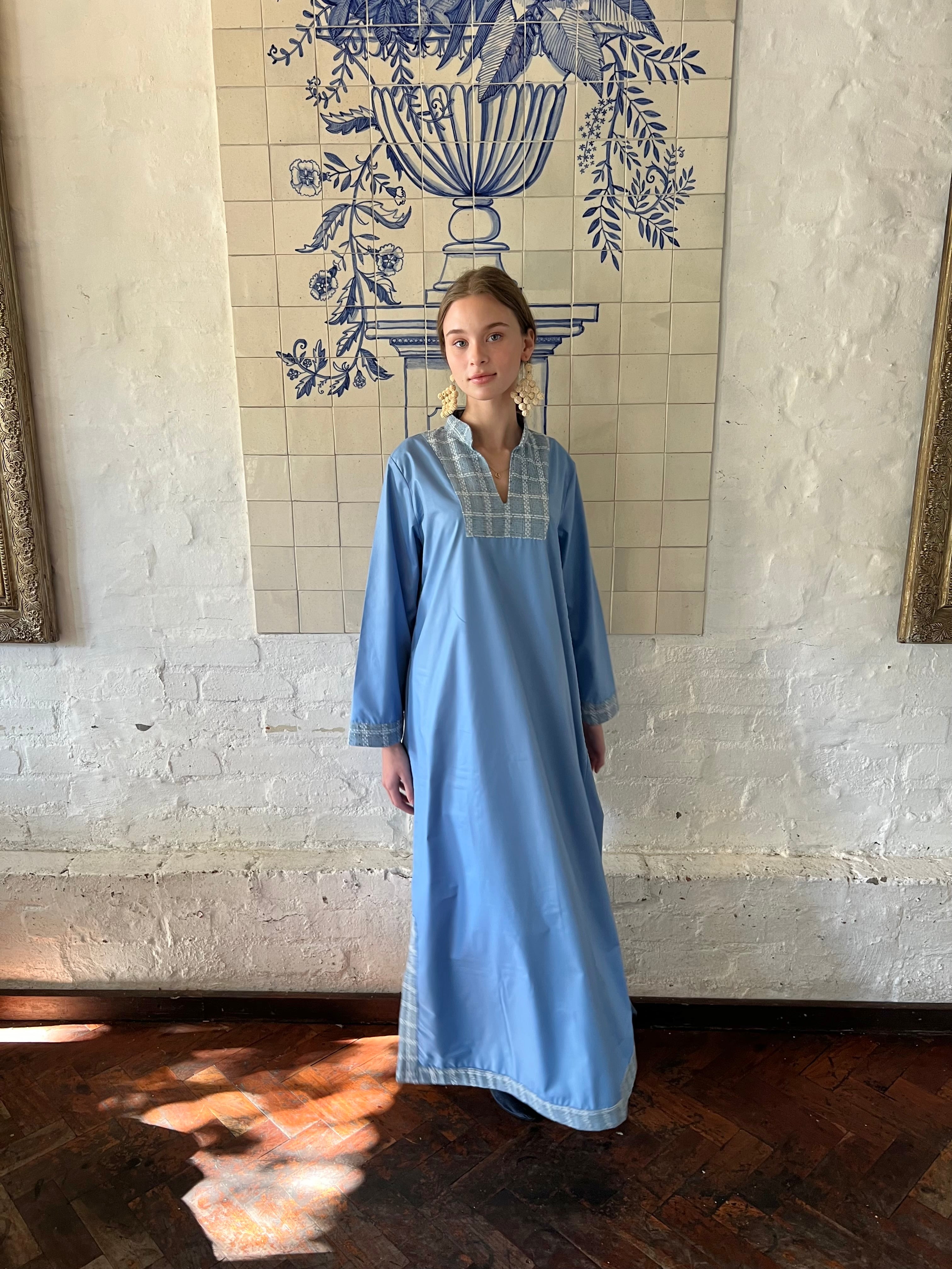 The Bouclé Sateen Kaftan