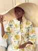 Poppy Yellow Cotton Kaftan