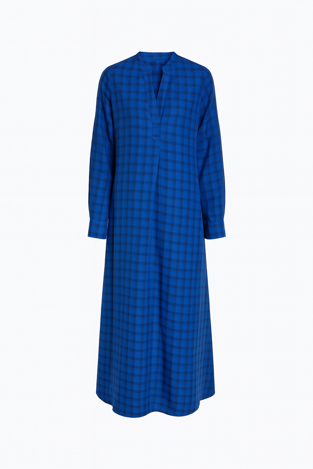 Blue Check Kaftan