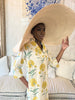 Poppy Yellow Cotton Kaftan
