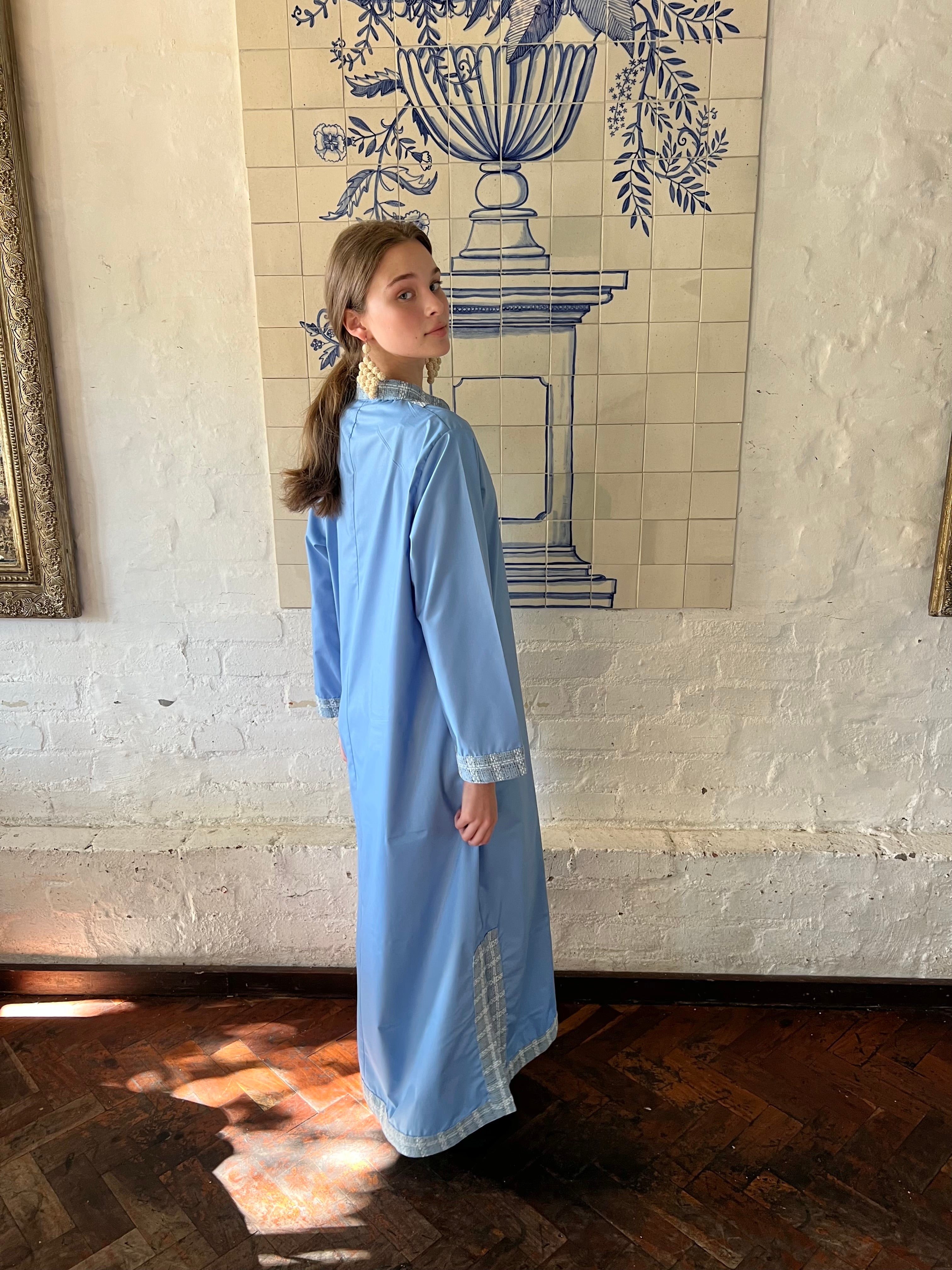 The Bouclé Sateen Kaftan