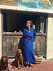 Blue Check Kaftan