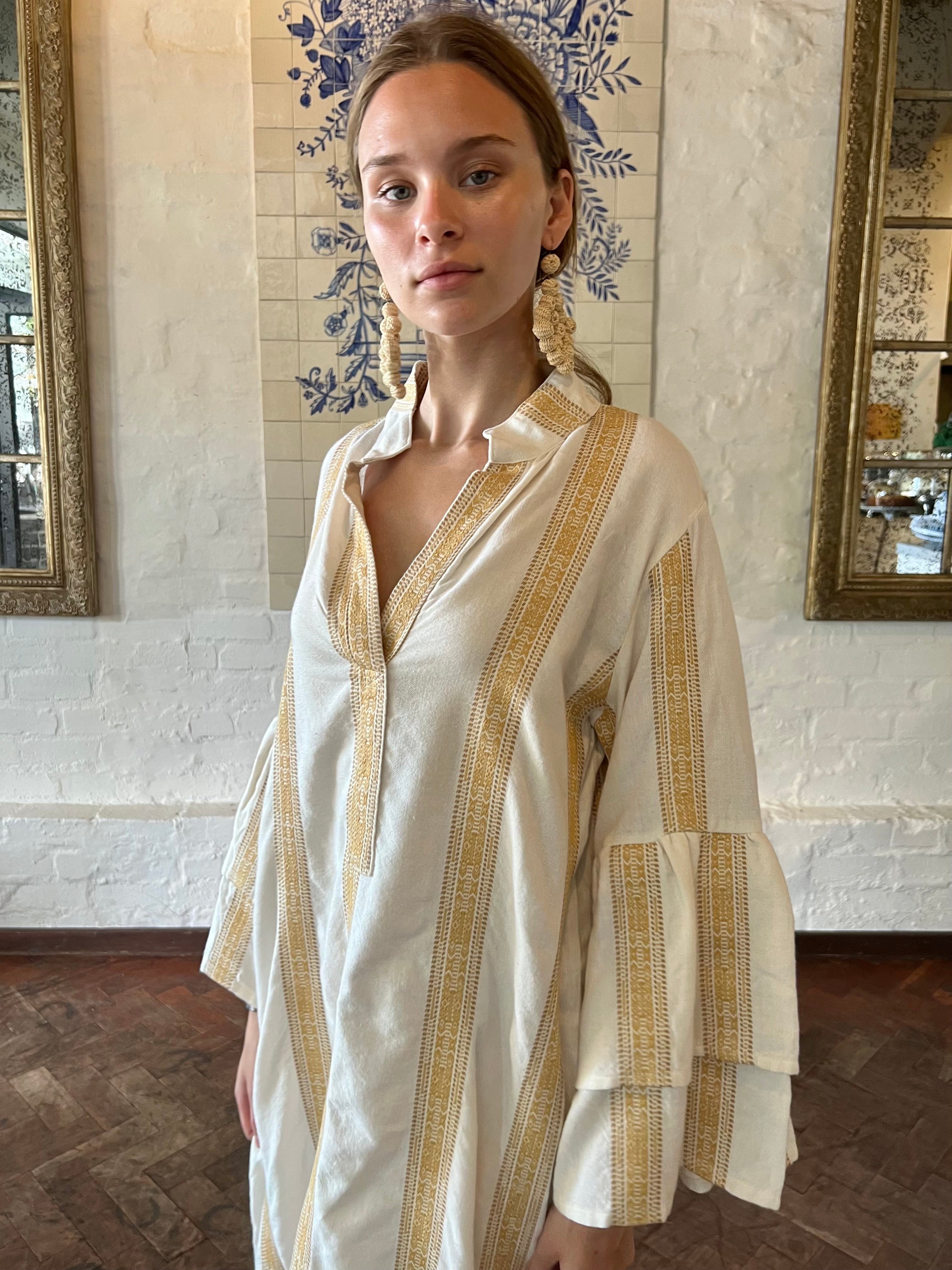 Soleil Striped Kaftan