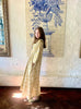 Arabesque Ochre Linen Kaftan