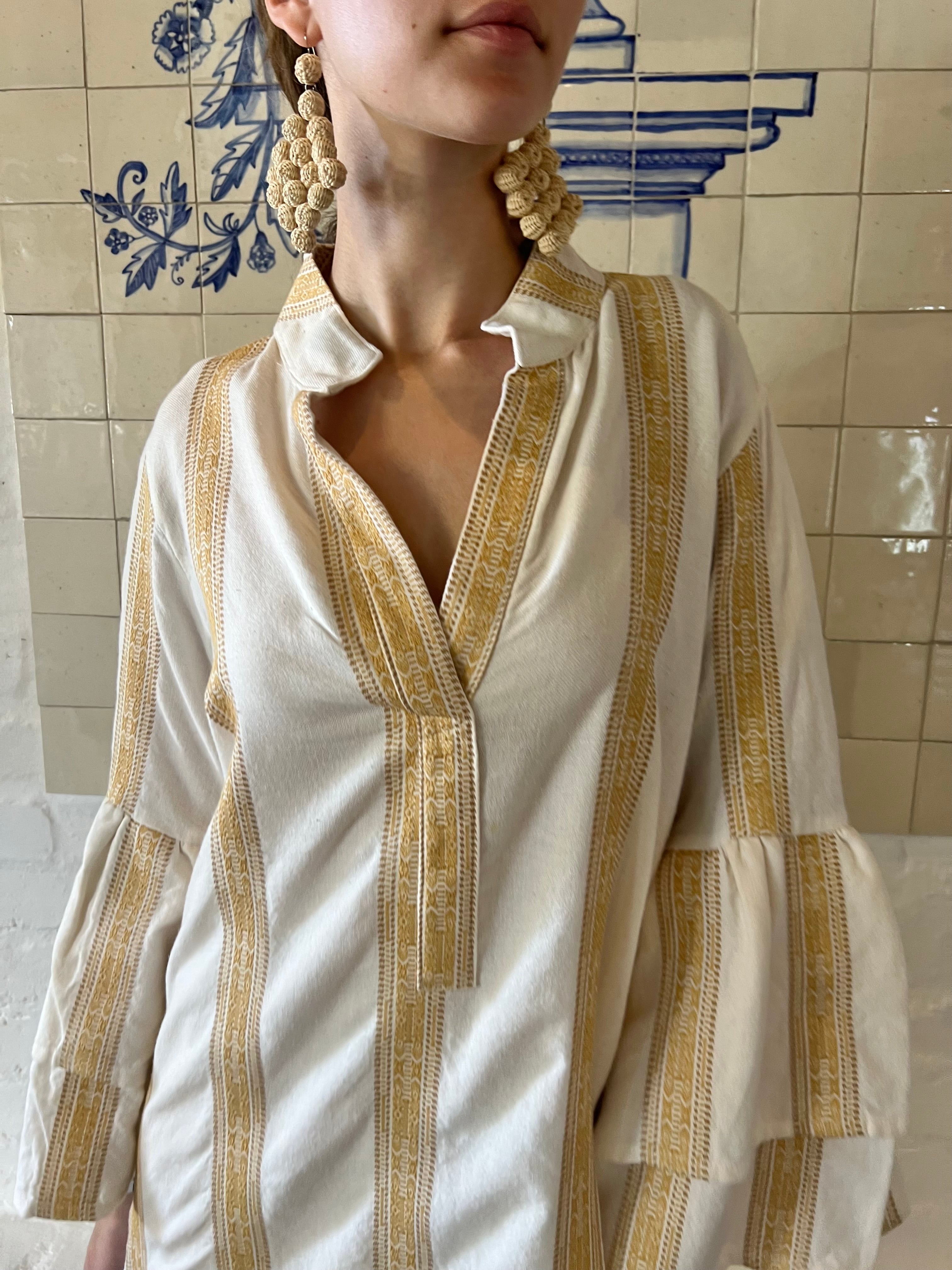 Soleil Striped Kaftan