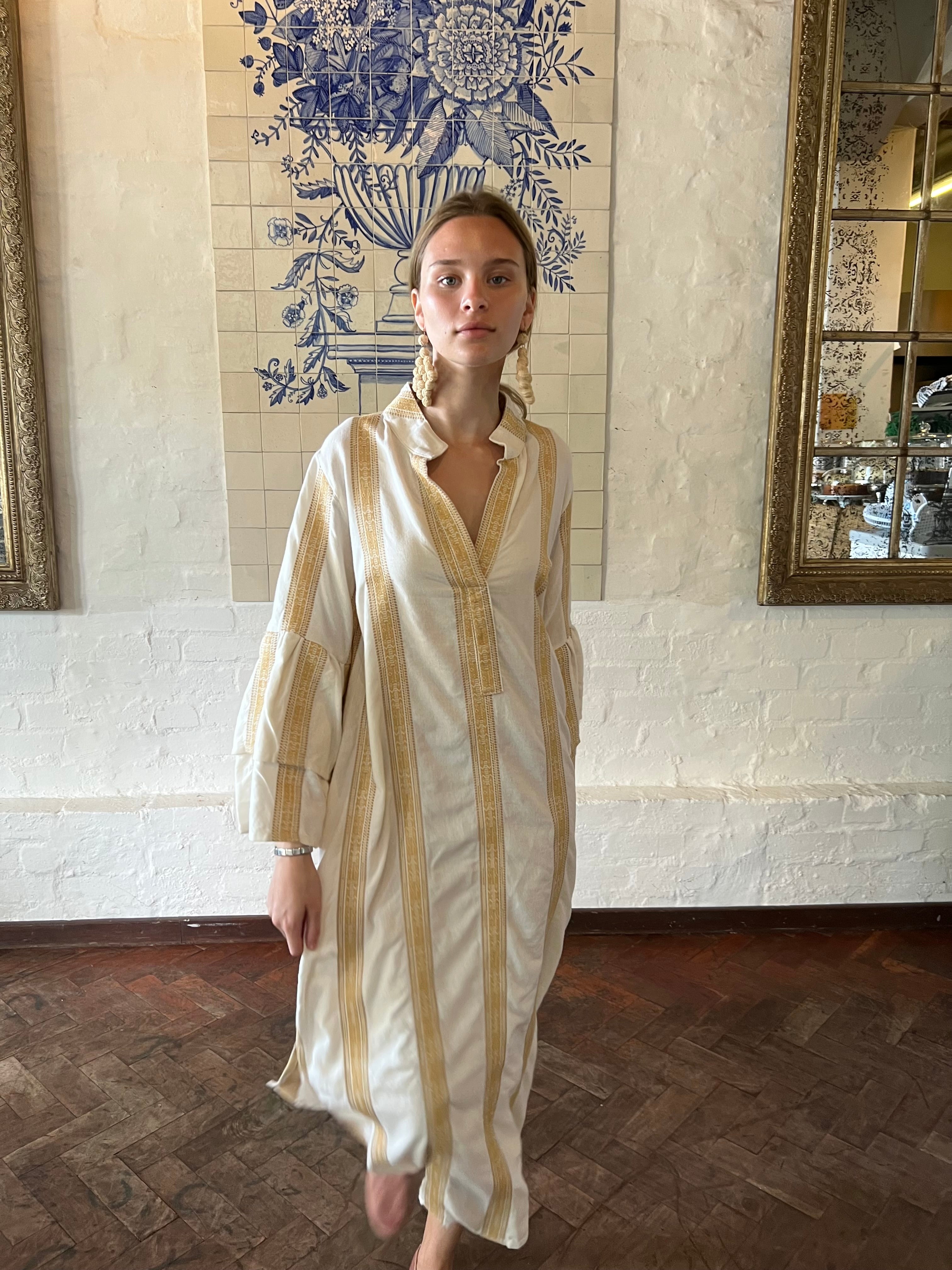 Soleil Striped Kaftan