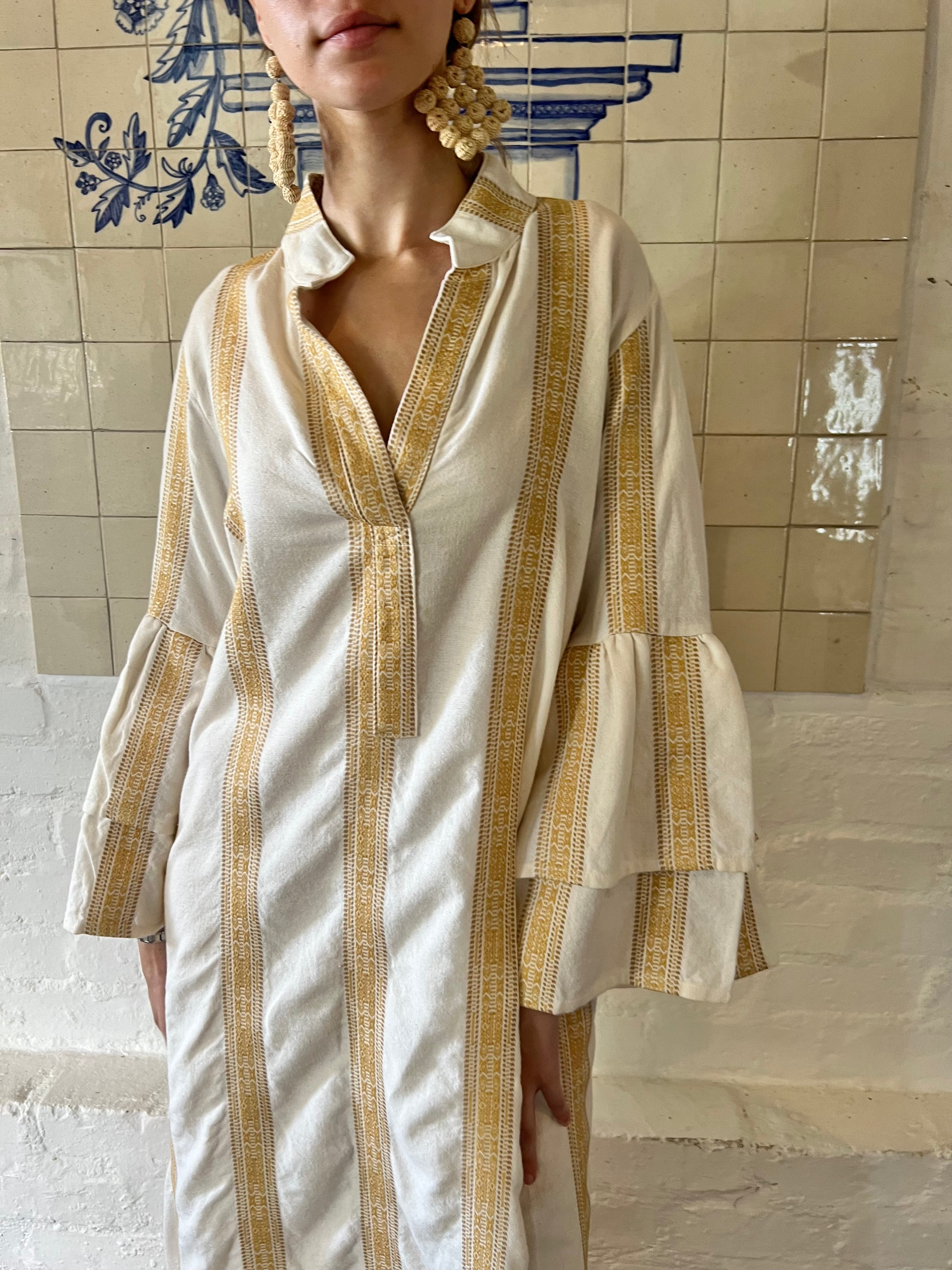 Soleil Striped Kaftan