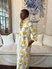 Poppy Yellow Cotton Kaftan