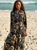 Zanzibar Midnight Kaftan (Ready to Ship)