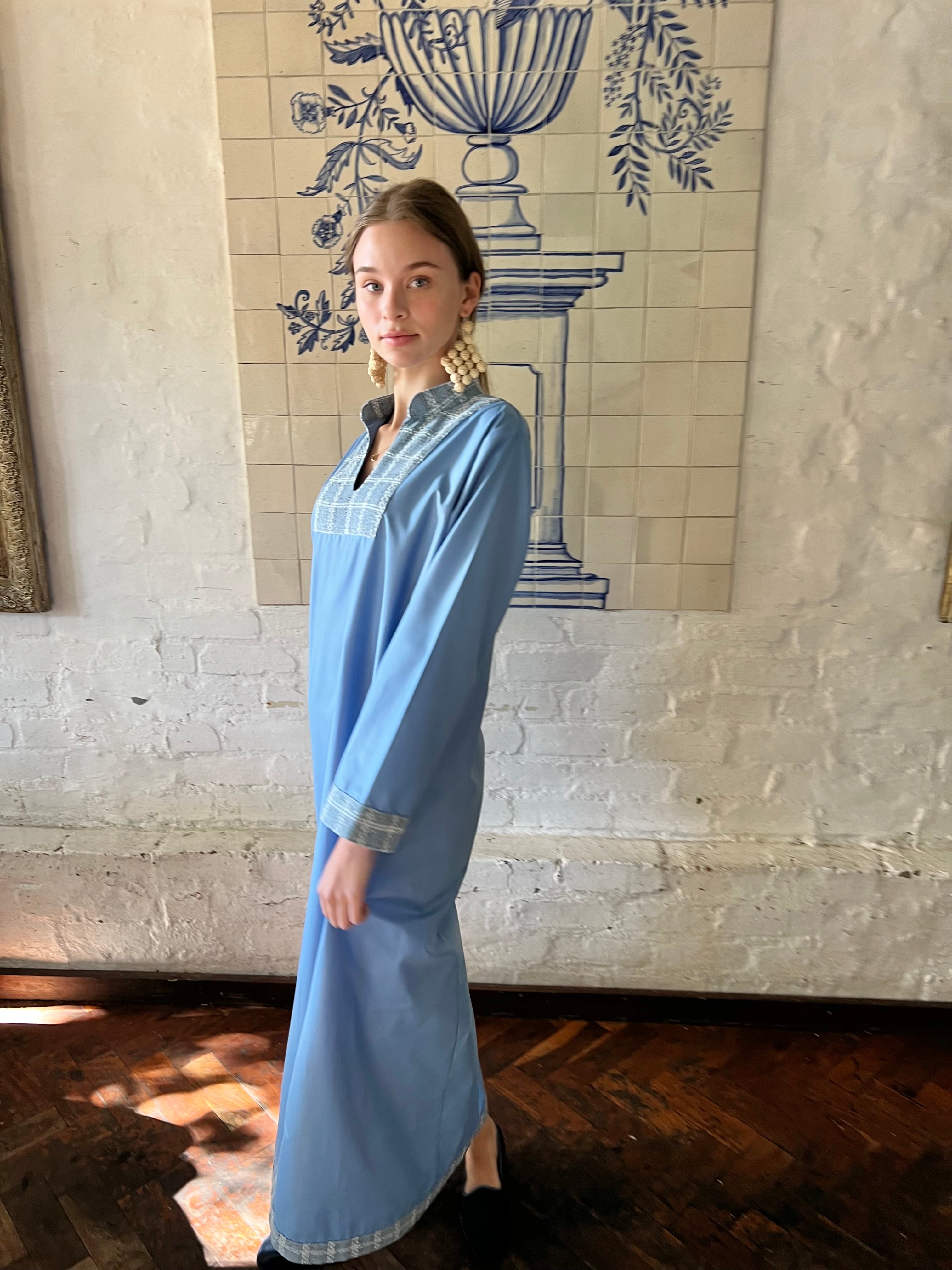 The Bouclé Sateen Kaftan