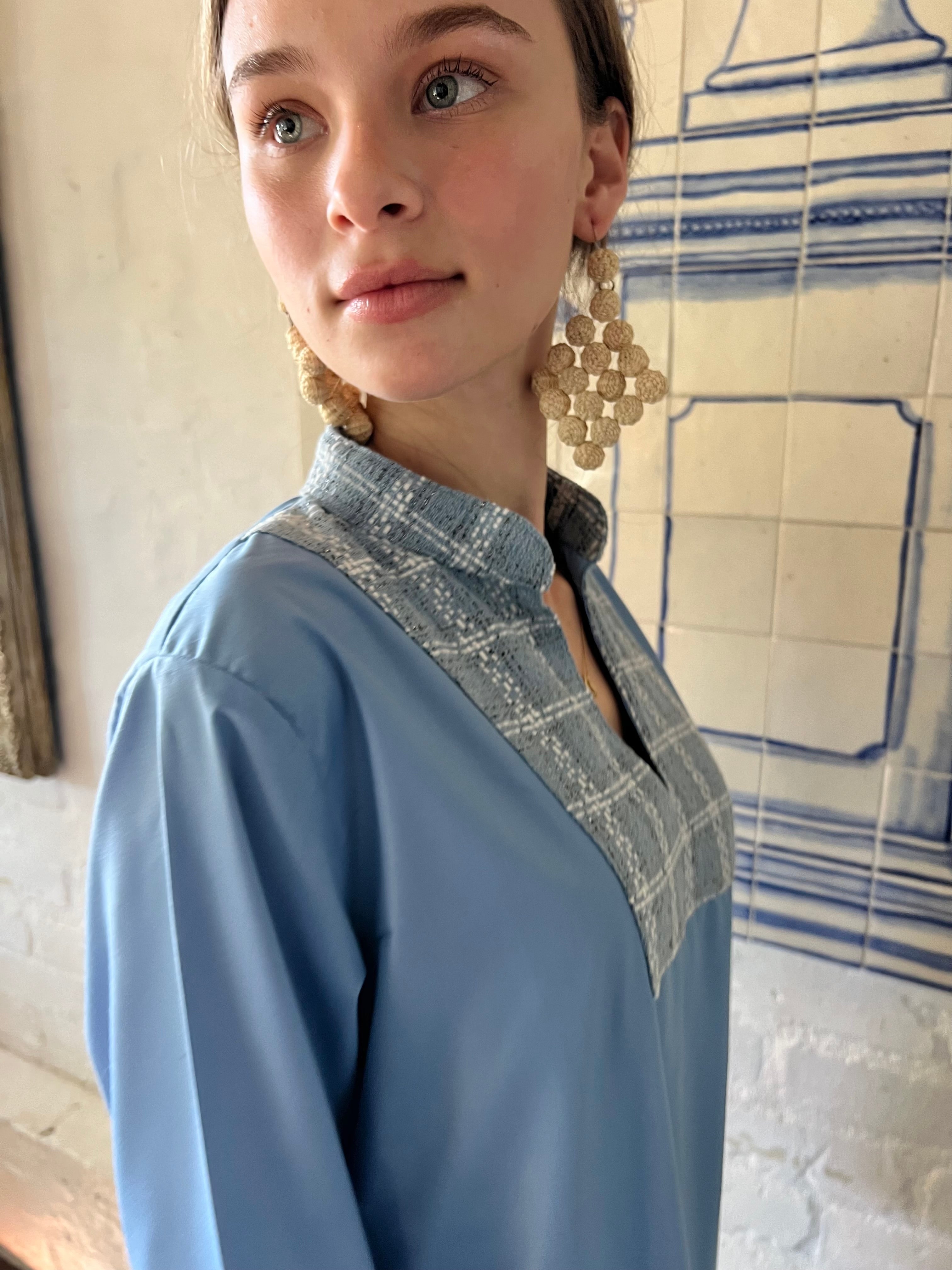 The Bouclé Sateen Kaftan