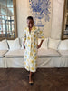 Poppy Yellow Cotton Kaftan