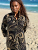 Zanzibar Midnight Kaftan (Ready to Ship)