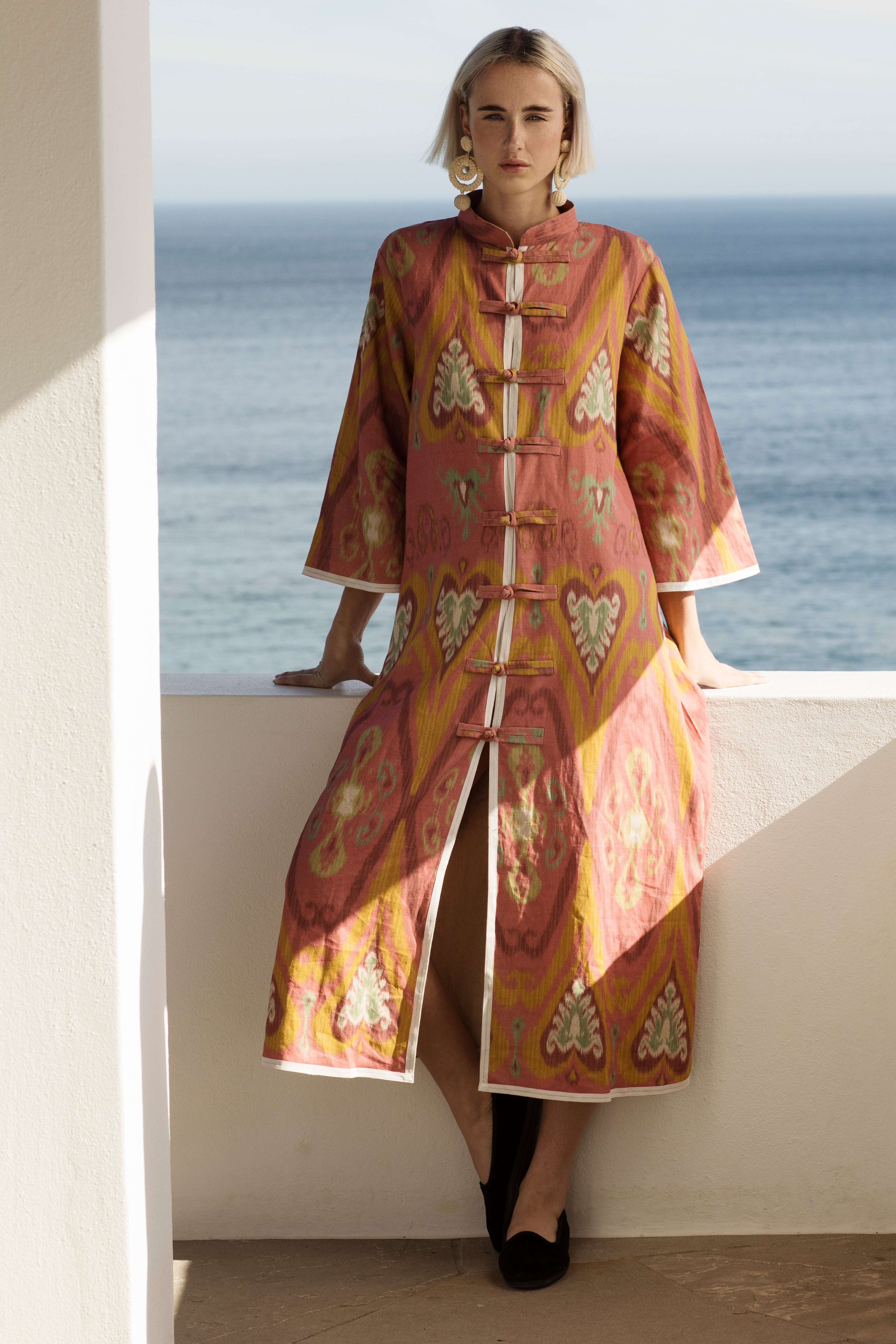 SALE: Kaftan Coral Ikat