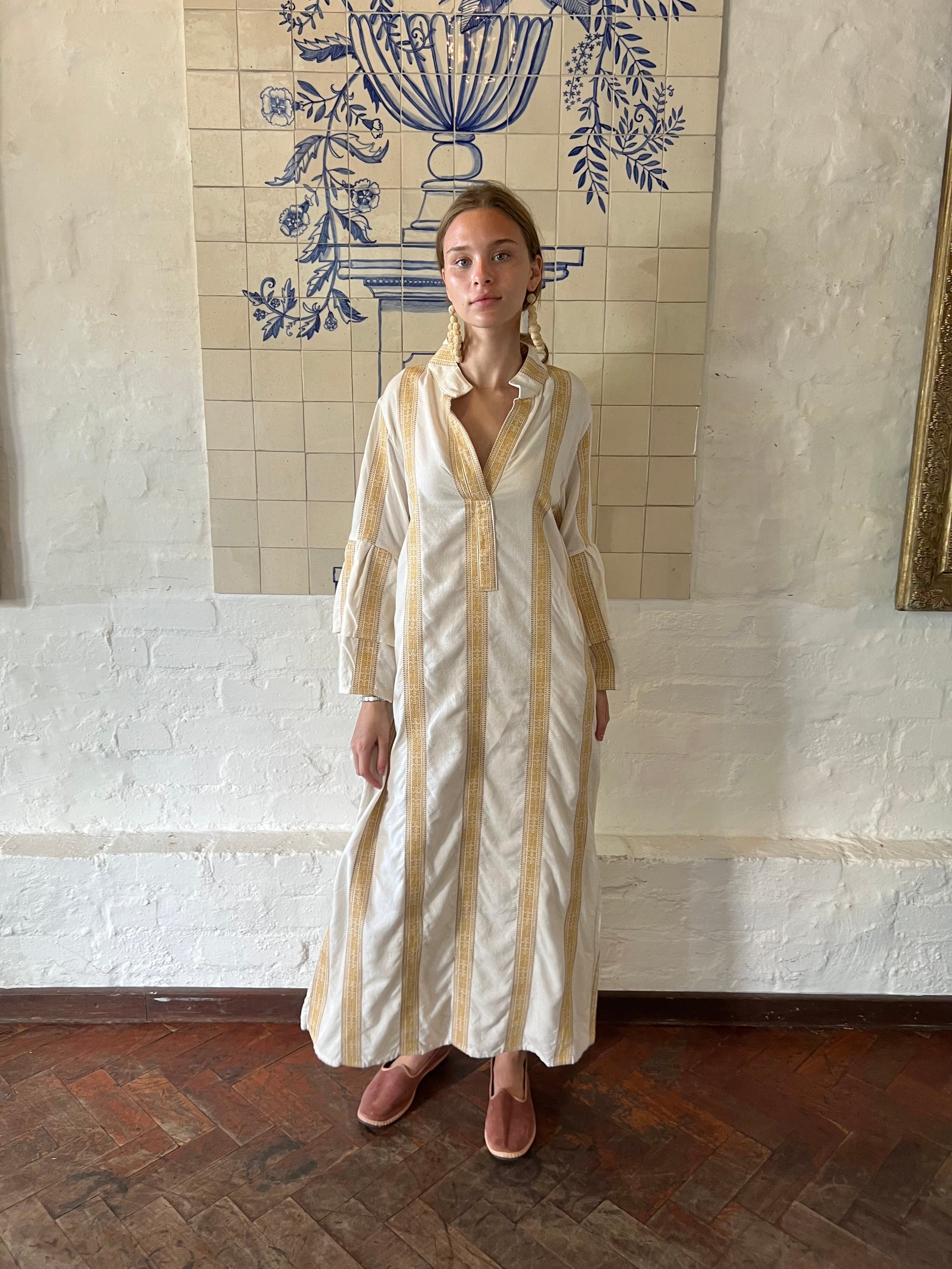 Soleil Striped Kaftan