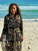 Zanzibar Midnight Kaftan (Ready to Ship)
