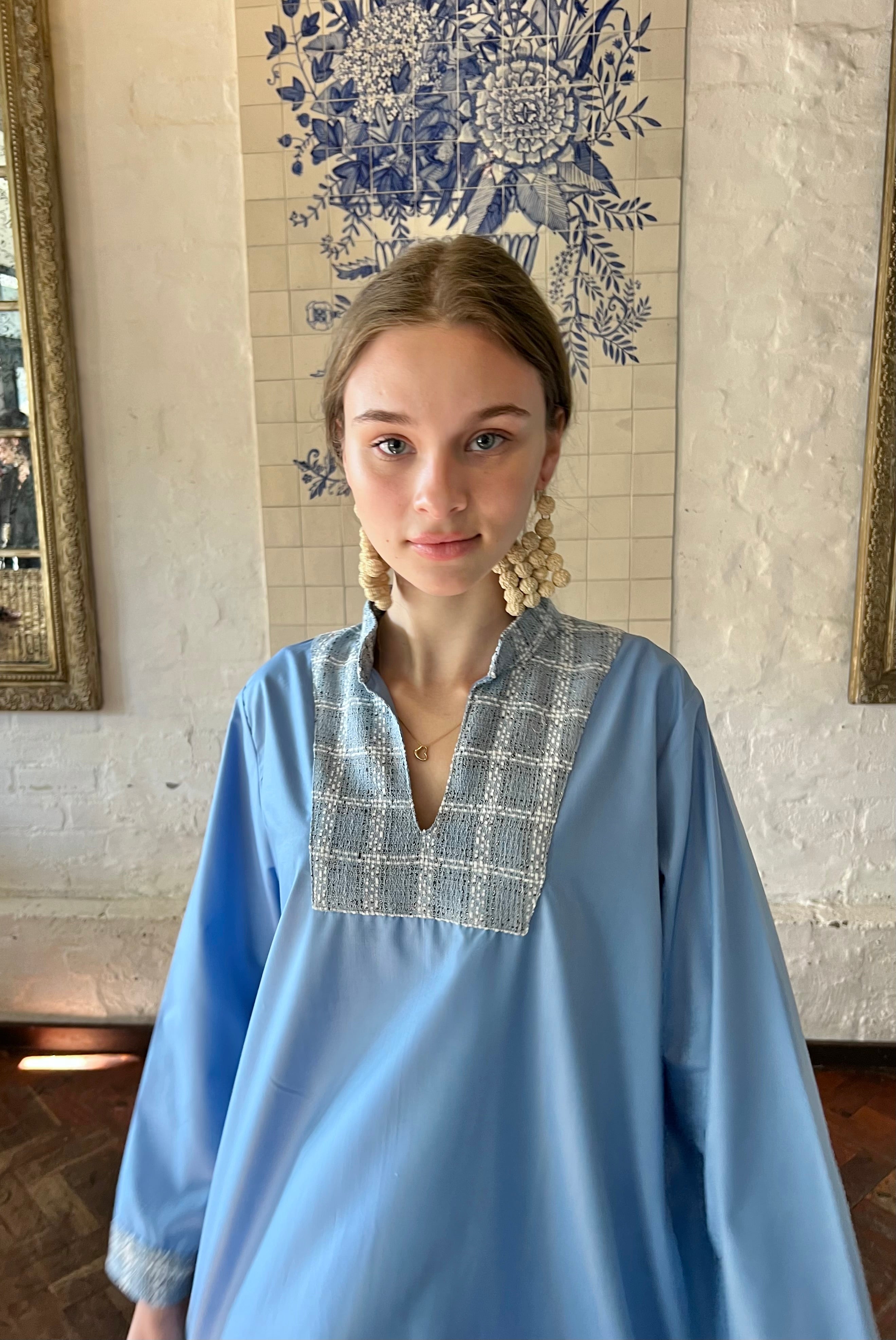 The Bouclé Sateen Kaftan