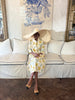 Poppy Yellow Cotton Kaftan