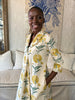Poppy Yellow Cotton Kaftan