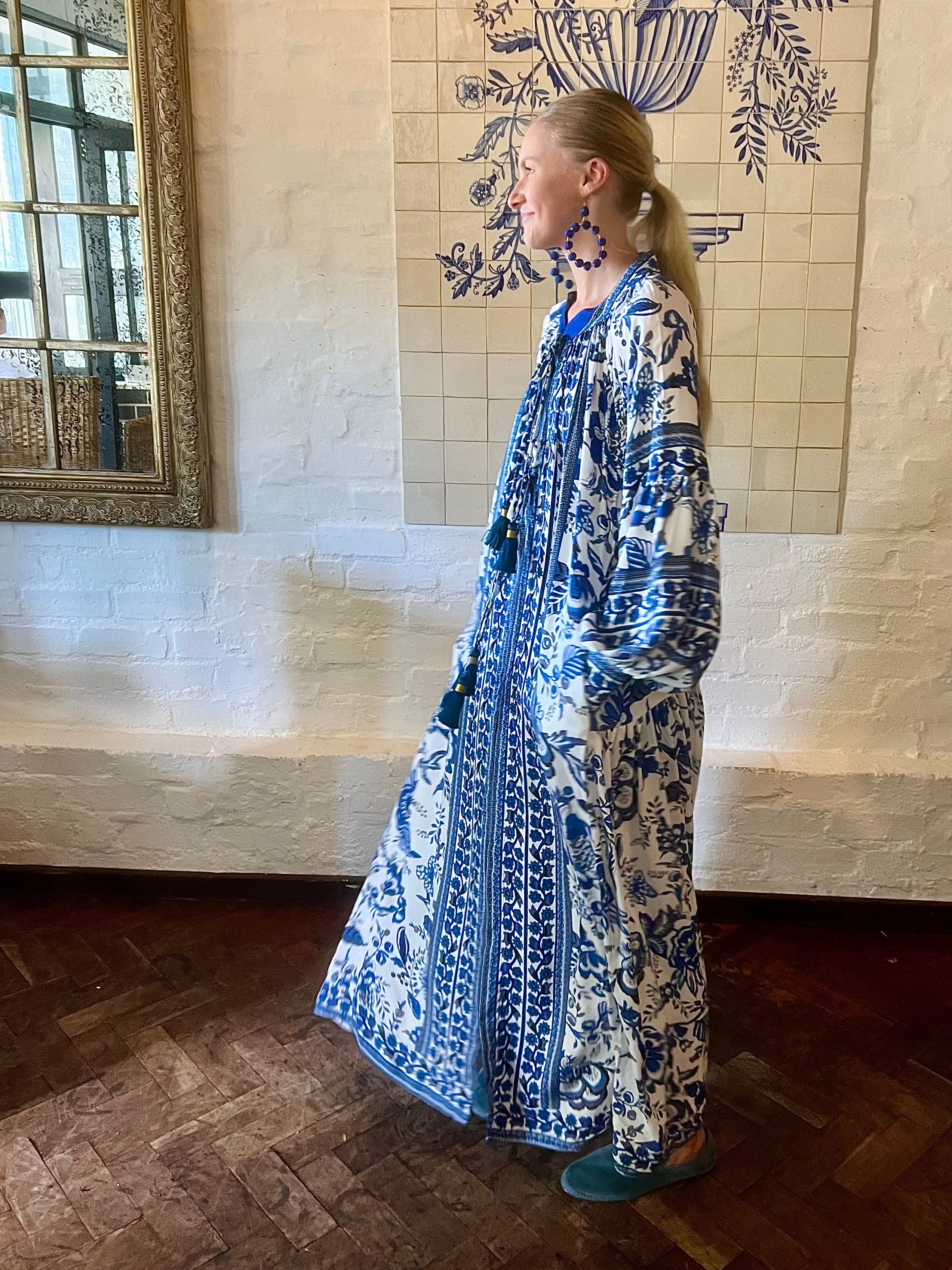 The Santorini Bloom Kaftan