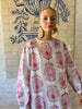 Load image into Gallery viewer, Medalyon Pink Linen Kaftan