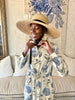 Valencia Dress In The Blue Poppy