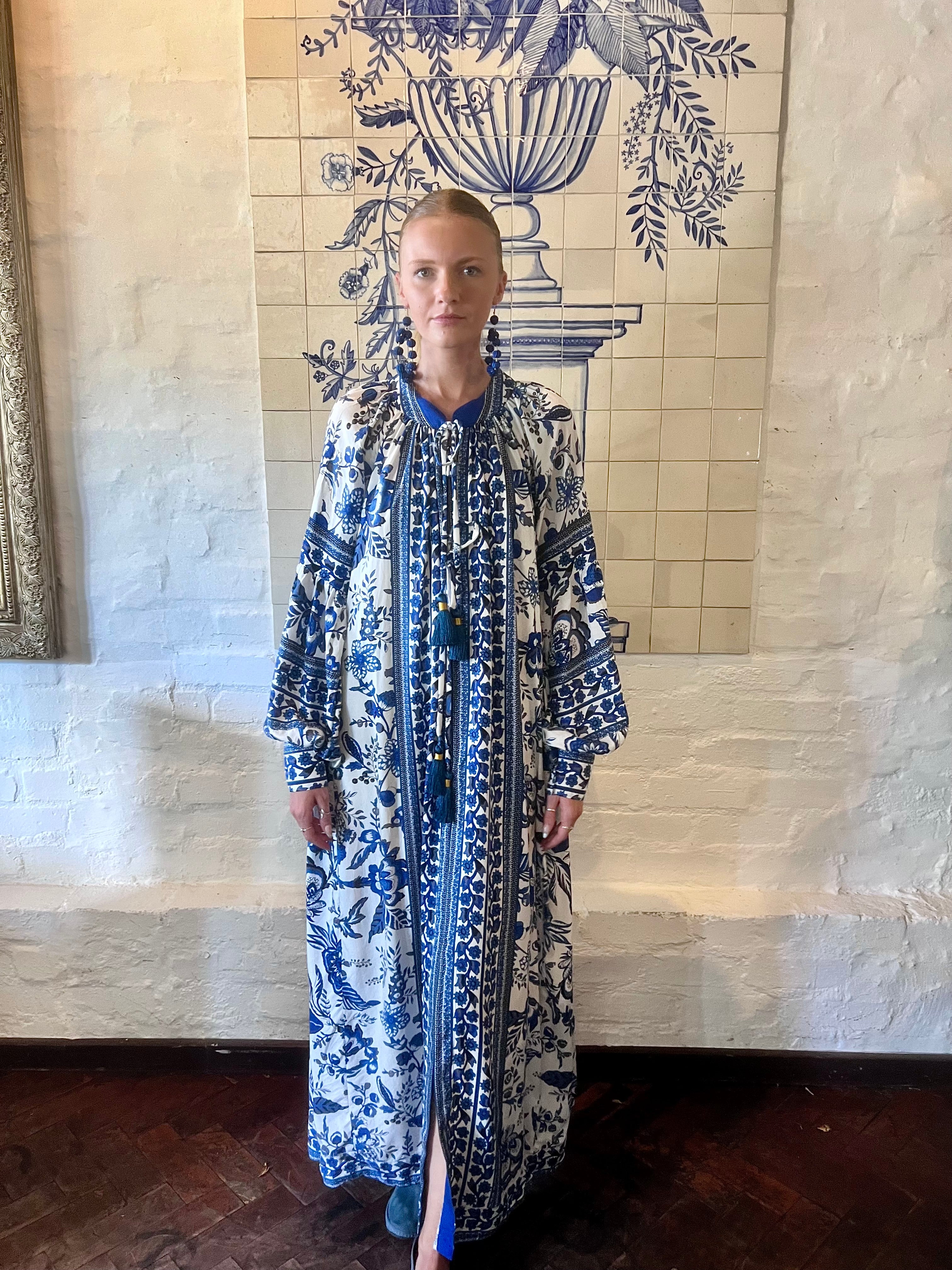 The Santorini Bloom Kaftan