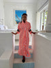 Orange Stripe kaftan