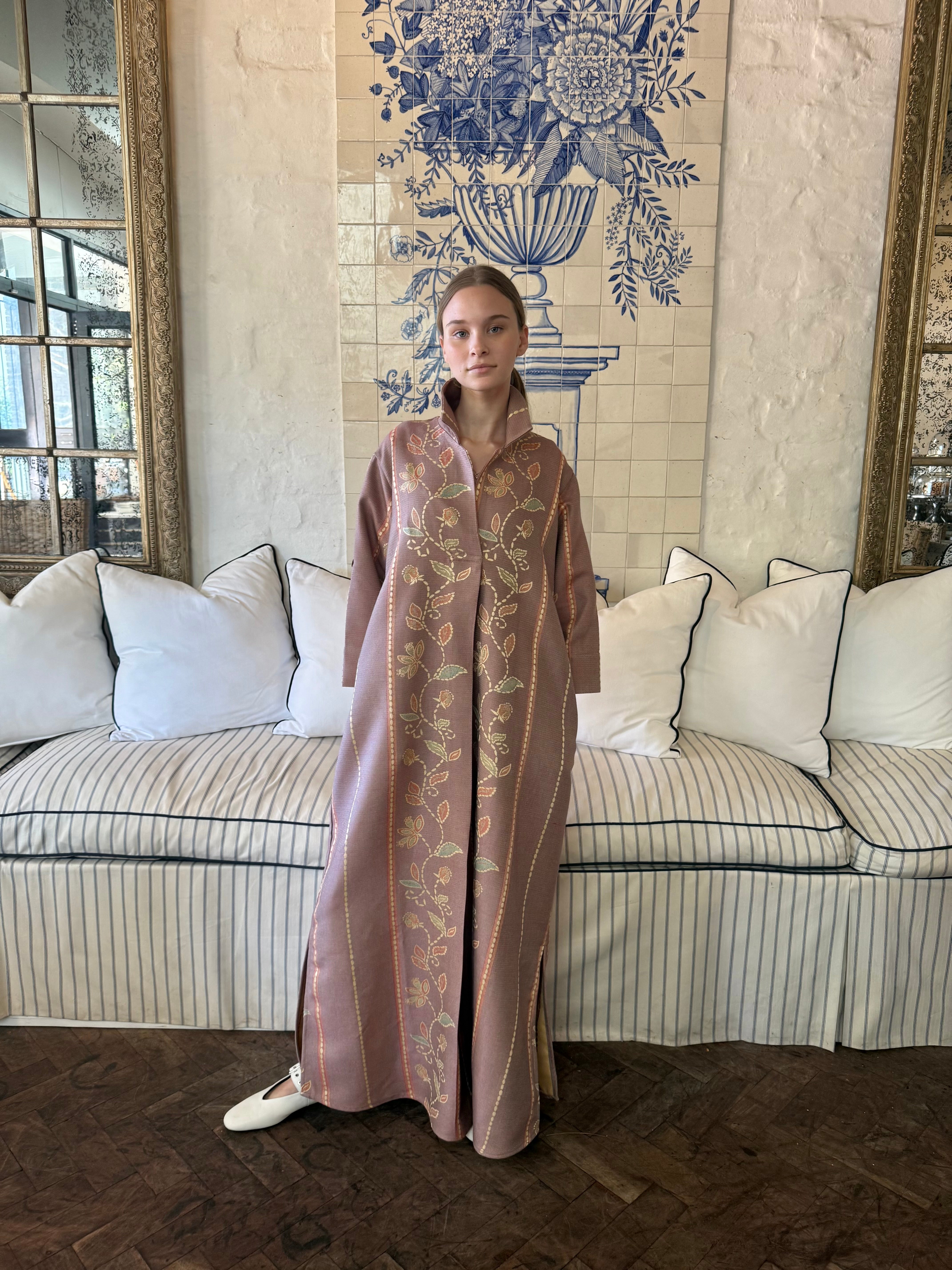 The Woven Bloom Kaftan
