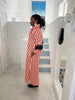 Orange Stripe kaftan