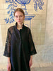 Paloma Black Cotton Kaftan