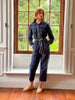 Navy Cotton Jumpsuit