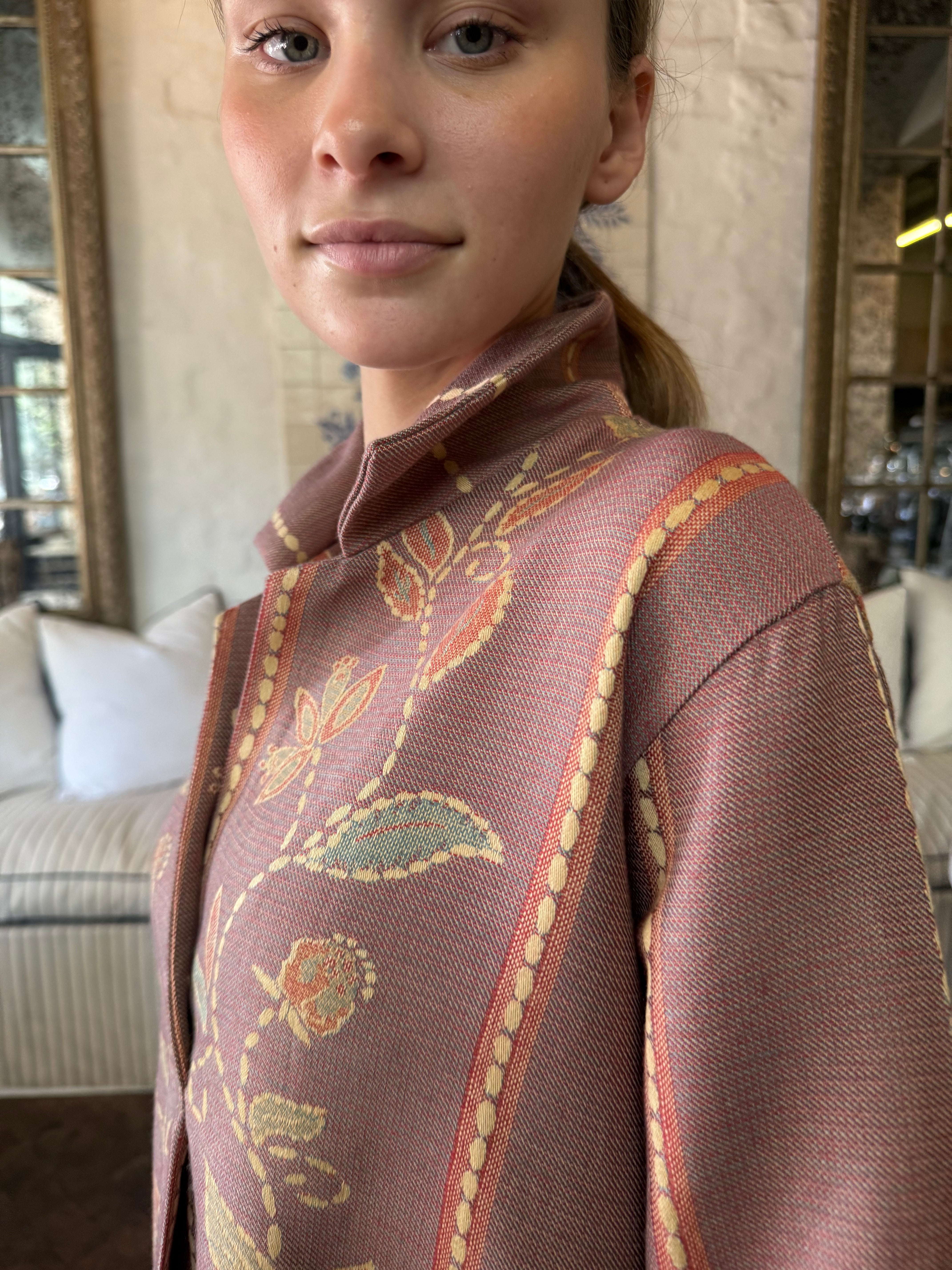 The Woven Bloom Kaftan
