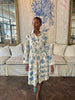 Valencia Dress In The Blue Poppy