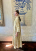 Arabesque Ochre Linen Kaftan