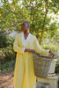 Kolkata Yellow Cotton Kaftan