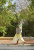 Kolkata Yellow Cotton Kaftan