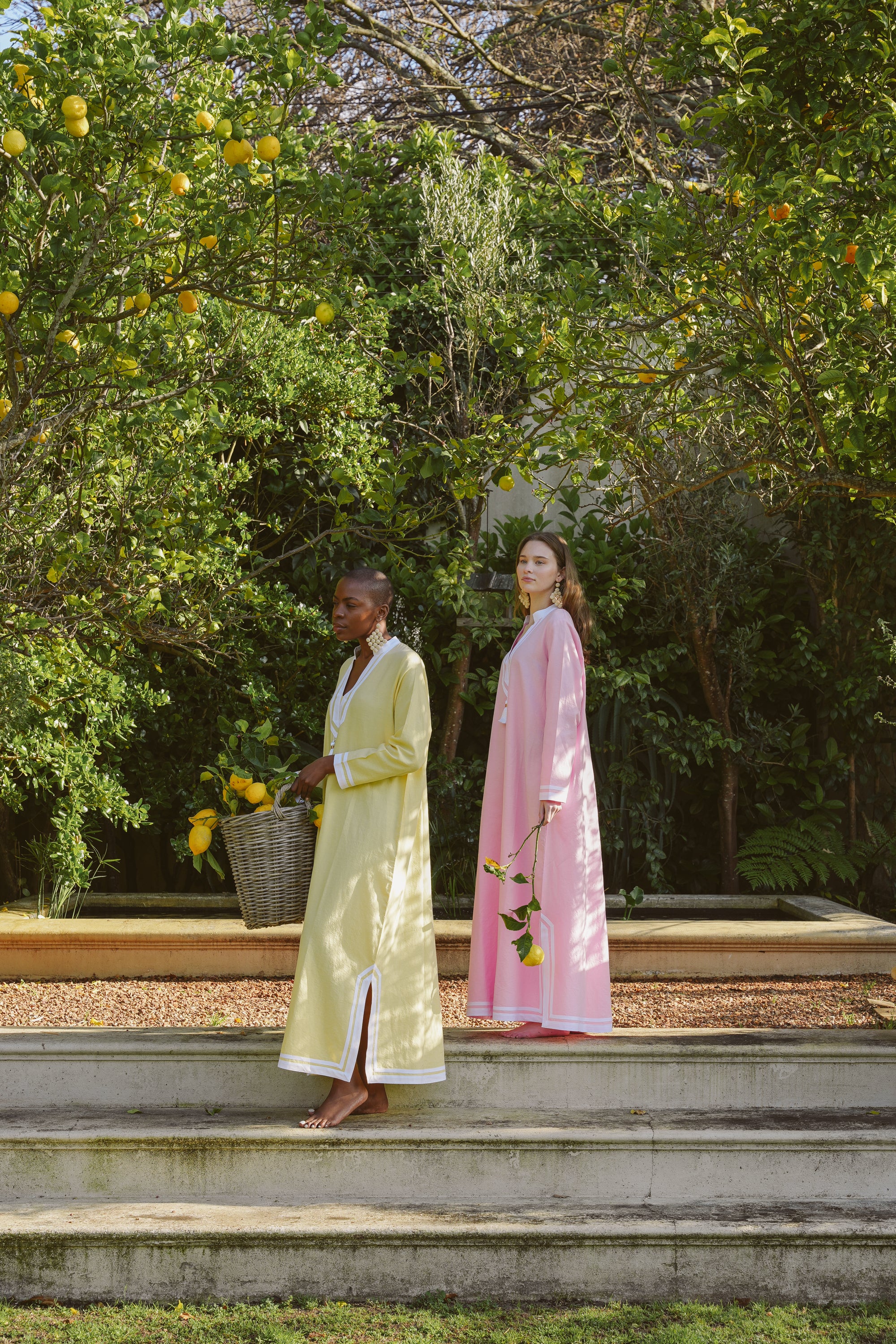 Kolkata Pink Cotton Kaftan