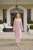Kolkata Pink Floral Cotton Kaftan