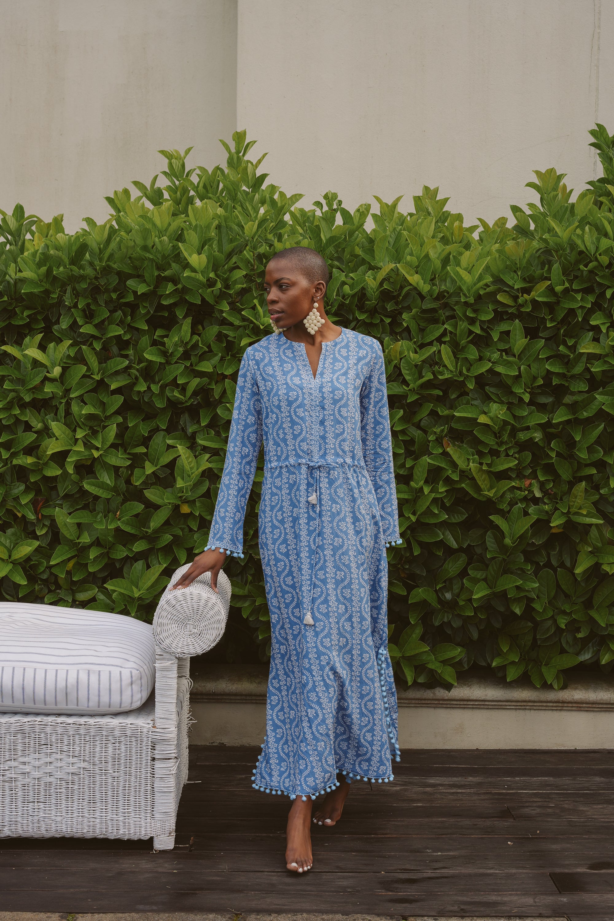 The Blue Mirage Kaftan