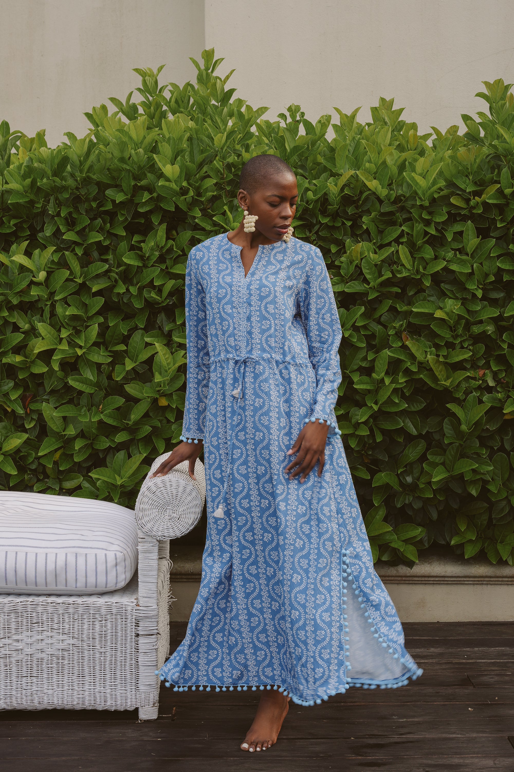 The Blue Mirage Kaftan