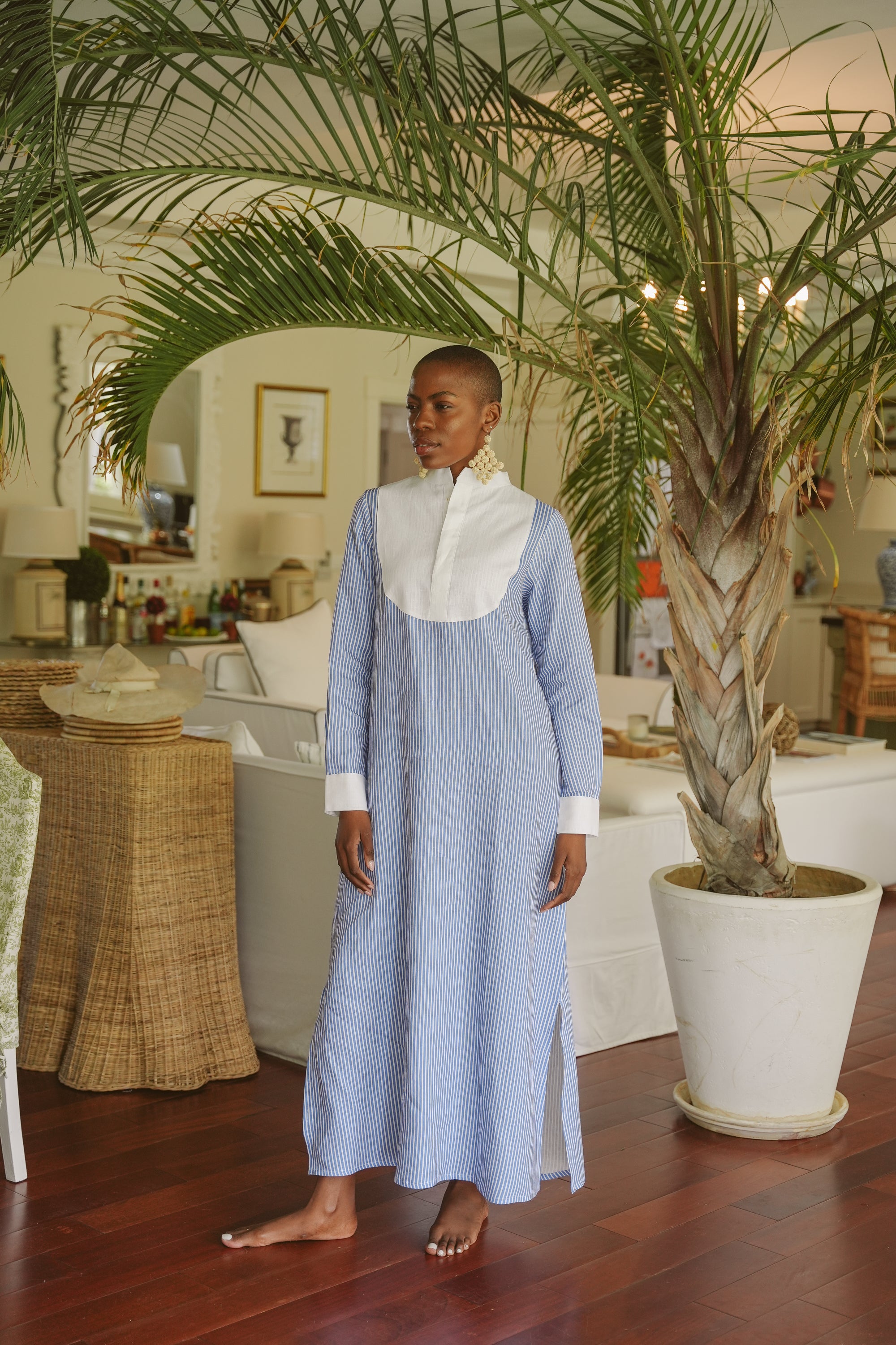 Hampton Stripe Kaftan