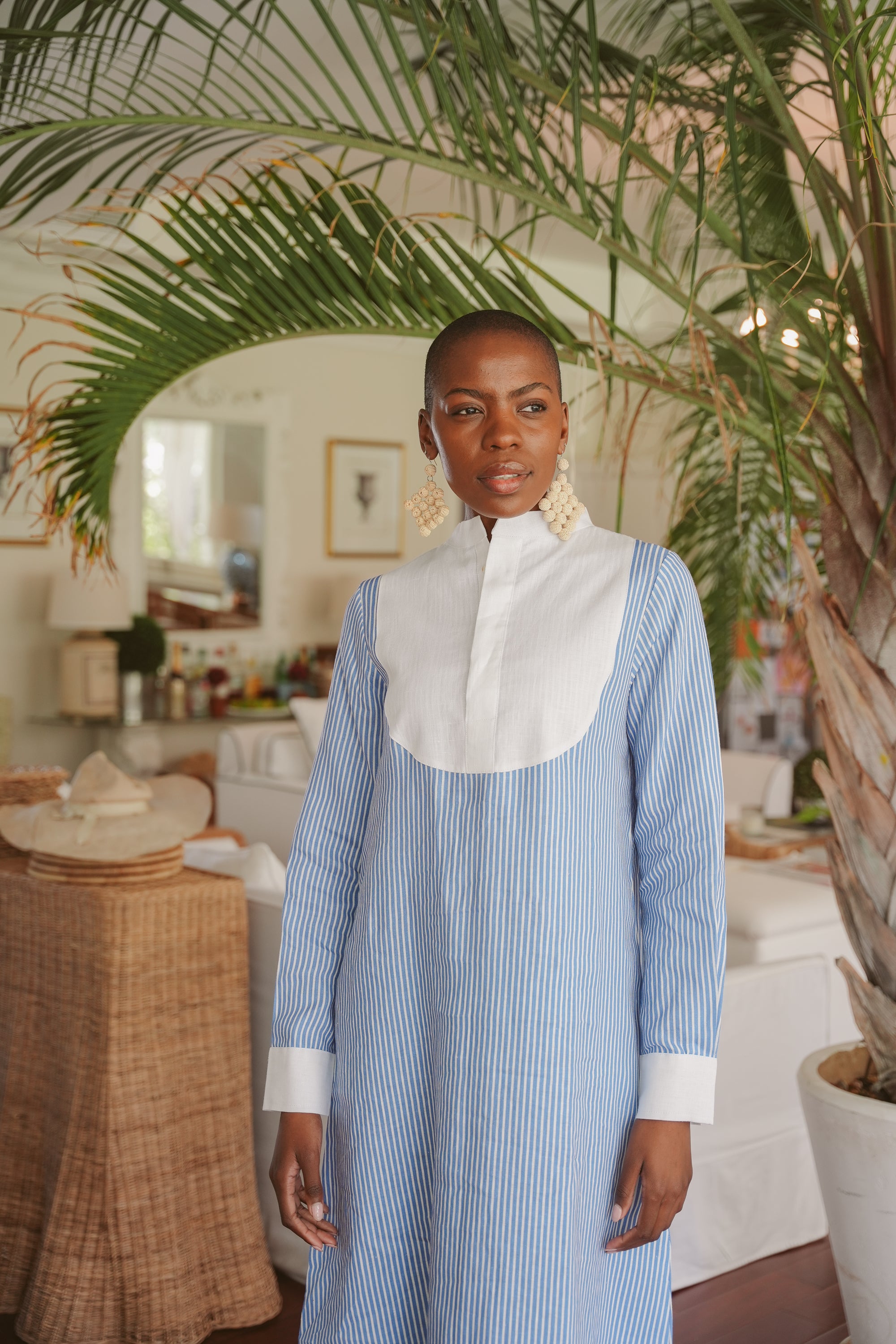 Hampton Stripe Kaftan