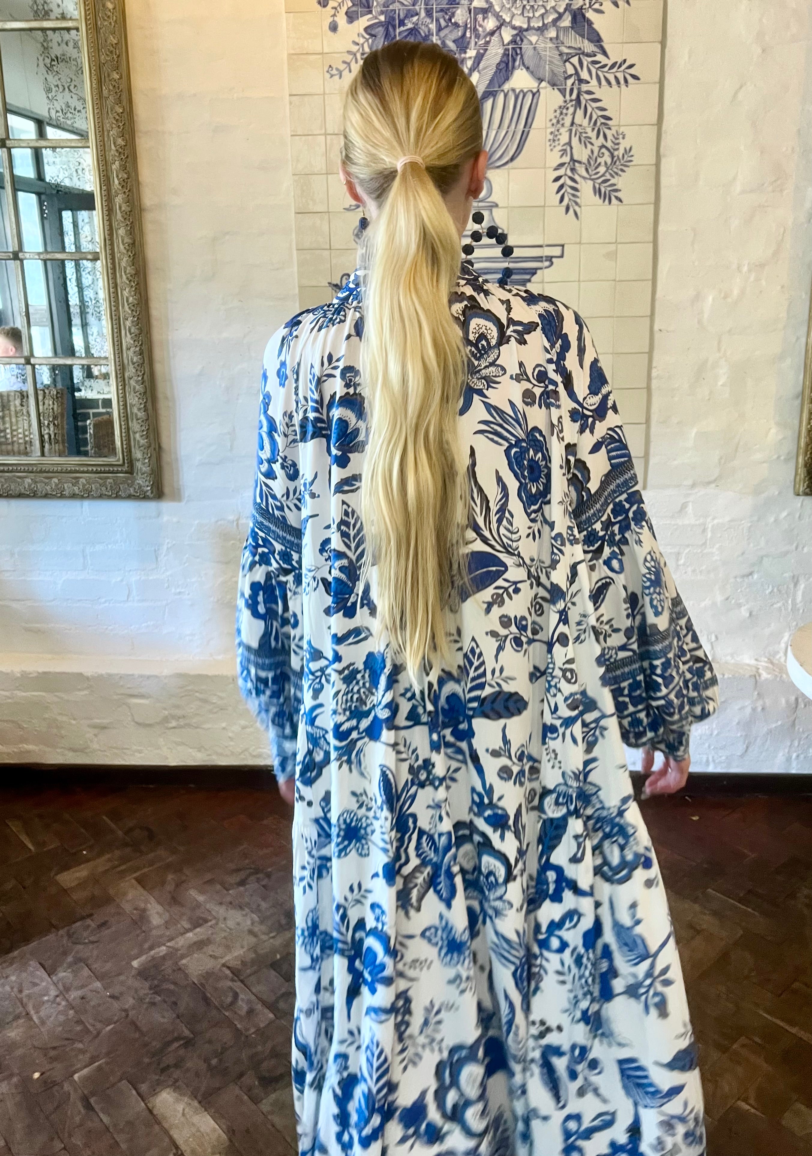 The Santorini Bloom Kaftan