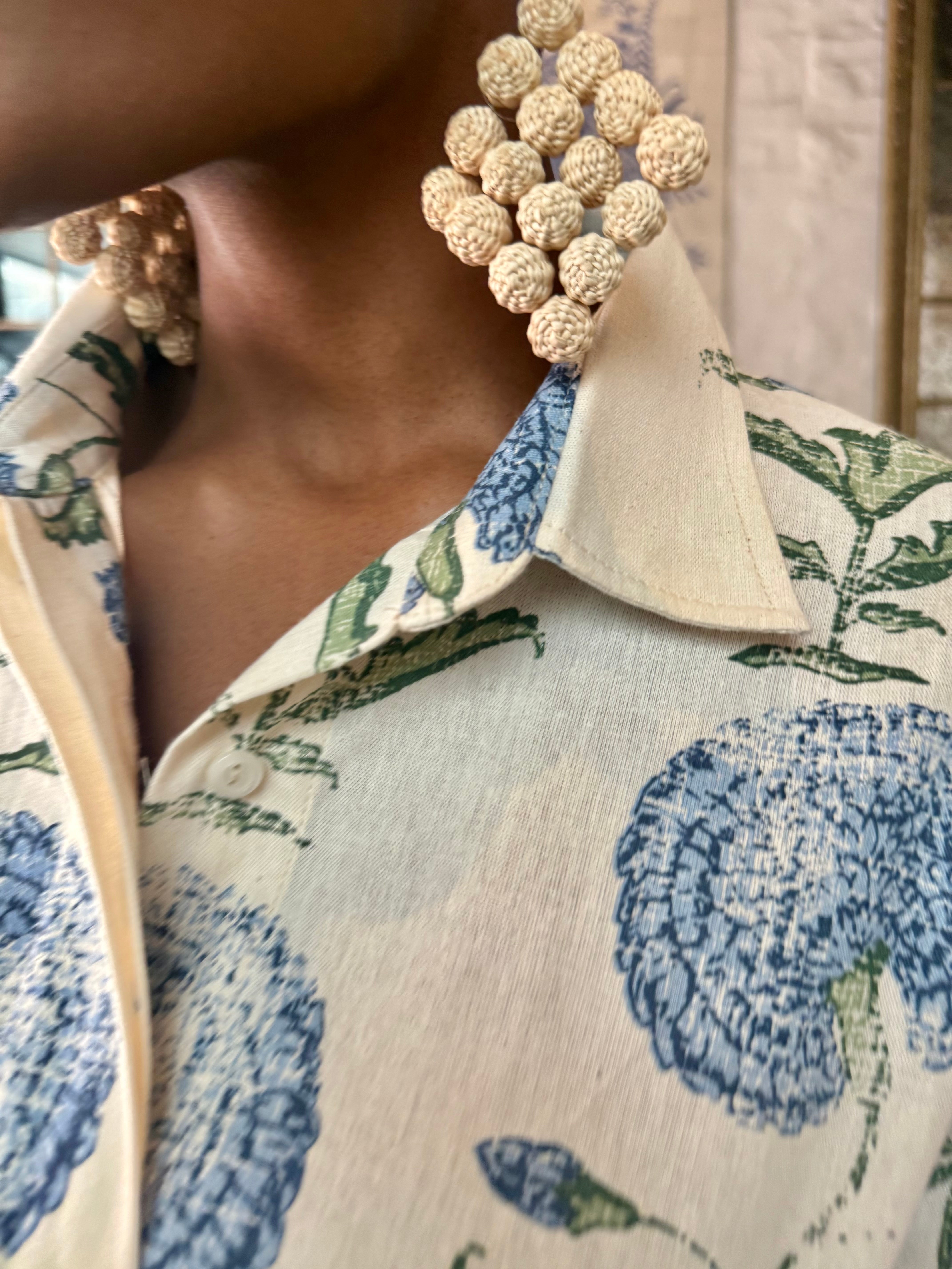 Valencia Dress In The Blue Poppy