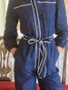 Navy Cotton Jumpsuit