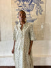 Lattice Flower Cotton Kaftan